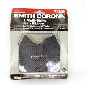 Vintage Smith Corona H21025 Multi-Strike Film Ribbon Black NOS Typewriter‎